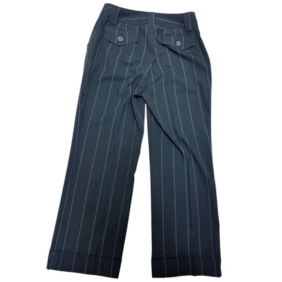 Dalia Black Pinstripe High Rise Vintage Dress Pants, Size 4. Womens - Picture 2 of 6